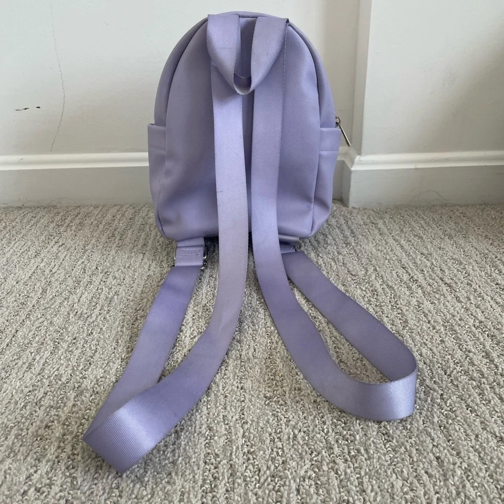 Madden Girl Mini Lavender Purple Backpack Purse Casual Preppy Fall Minimalist - Picture 2 of 4